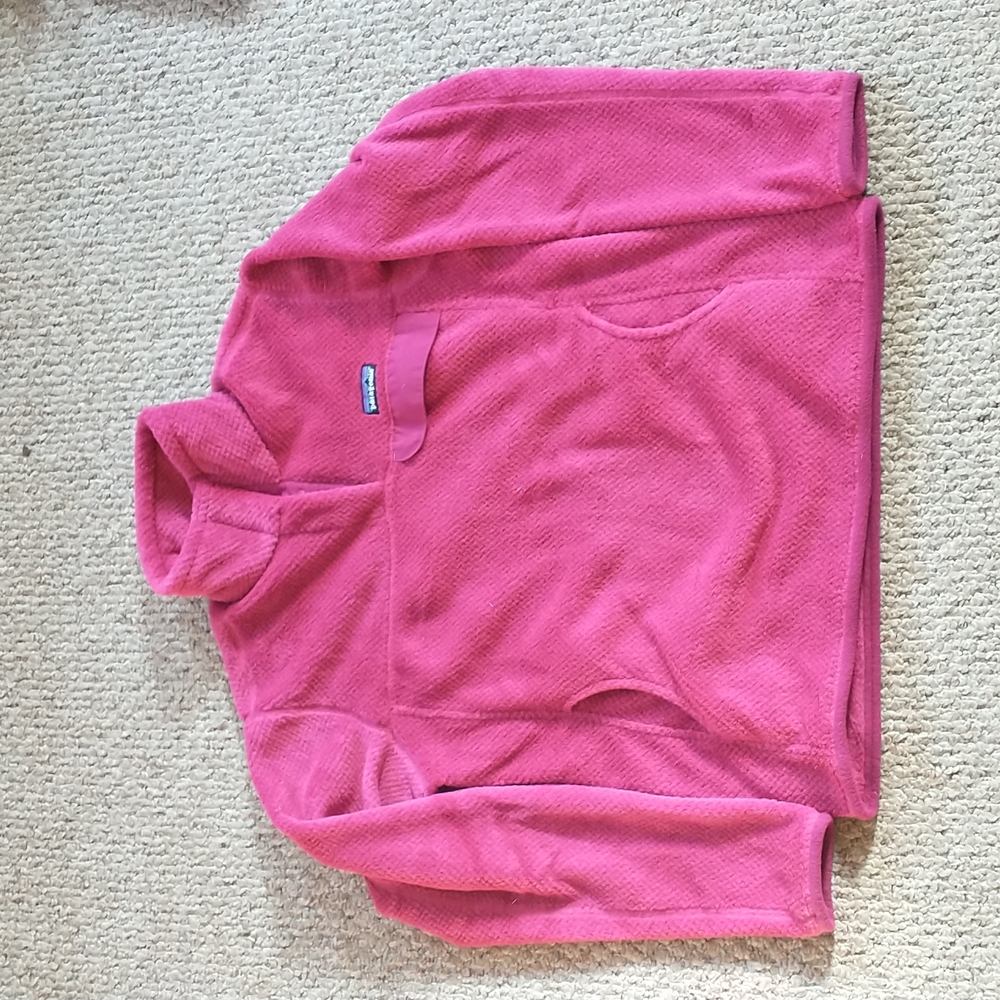 PATAGONIA PINK RETOOL SNAP T PULLOVER SWEATER SWEATSHIRT L LARGE